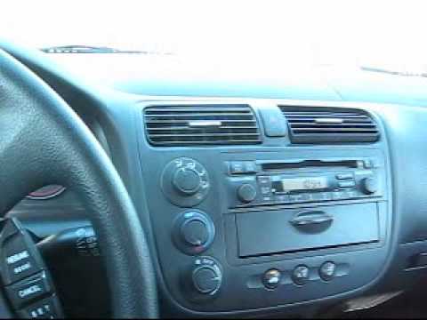 How to install a new radio in a  2004 Honda Civic 1 of 3