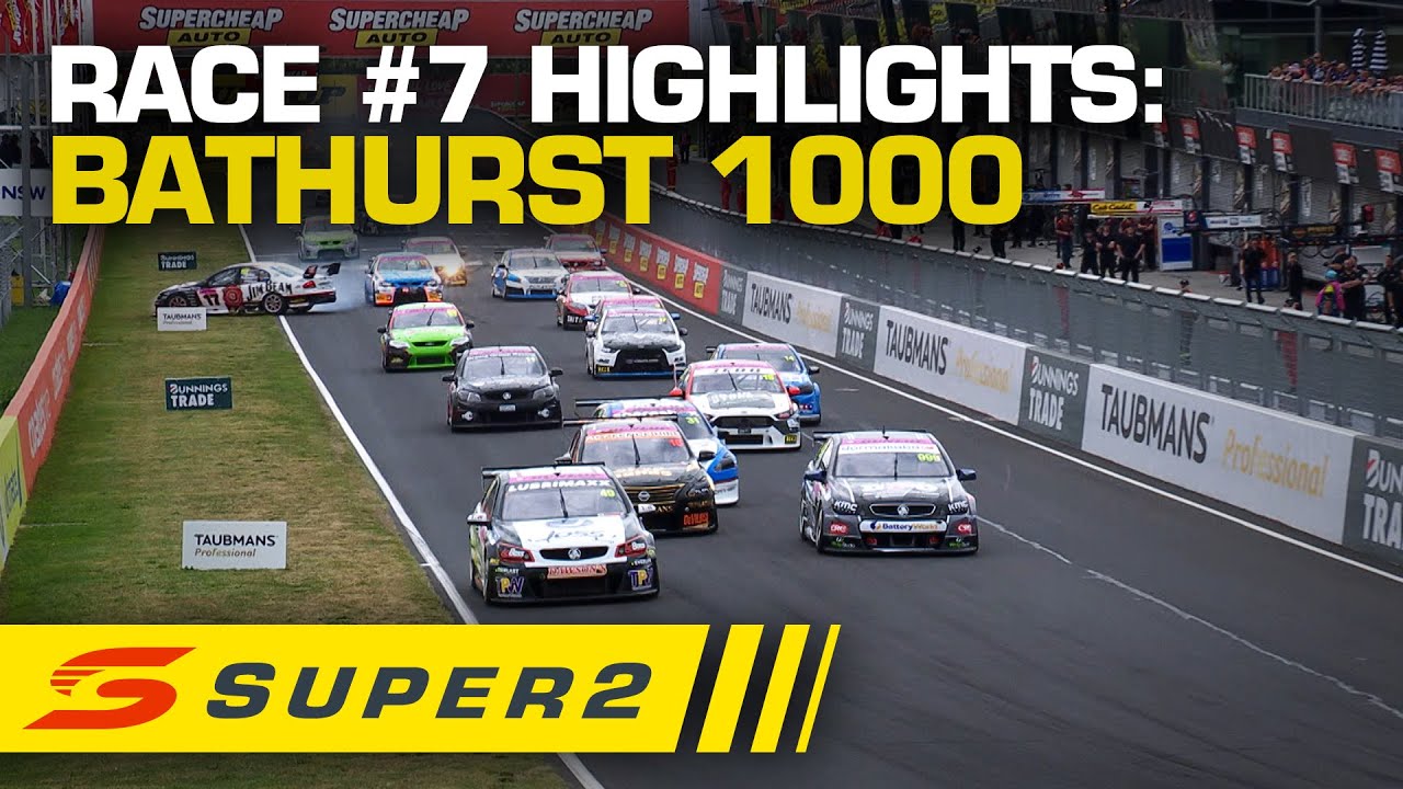 Highlights: Race #7 - Supercheap Auto Bathurst 1000 | Super2 2020 - YouTube