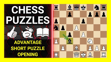 Chess Puzzles to Practice. Themes: Advantage, Short puzzle, Opening. Learn Chess