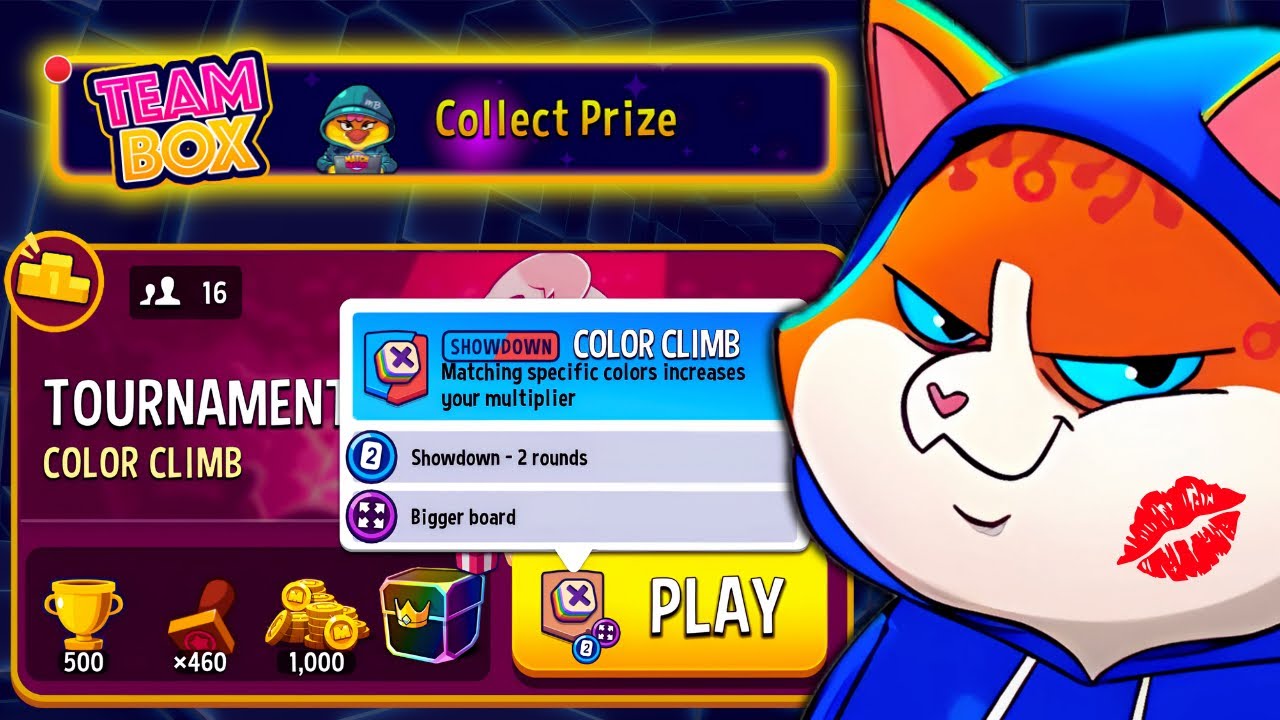 TEAM BOX🔥 x2 TOURNAMENT! COLOR CLIMB + SUPER SIZED SHOWDOWN