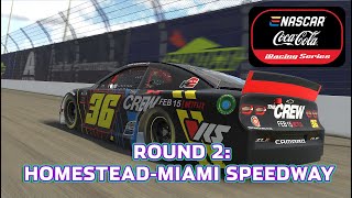 LIVE iRacing: eNASCAR Coca-Cola Series Race 2: Homestead-Miami Speedway