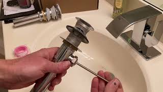 Replacing this problematic bathroom sink drain