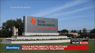 Texas Instruments CEO Crutcher Resigns on Conduct Violations
