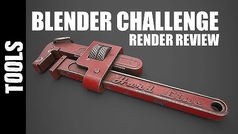 BLENDER CHALLENGE: TOOLS (RENDER REVIEW)