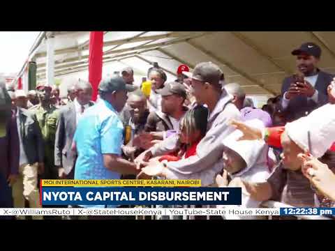 NYOTA Capital Disbursement Moi International Sports Centre Kasarani Nairobi 