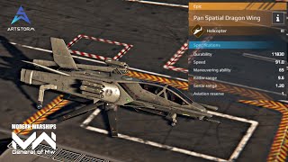PAN SPATIAL DRAGON Wing: New Helicopter🔥 Details | Modern Warships