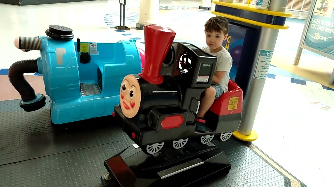 Choo Choo Mini Train COIN OPERATED KIDS KIDDIE AMUSEMENT RIDE Benjamin Freeze JUNE 2022