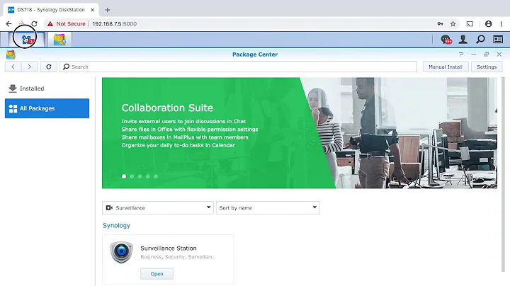 Synology Surveillance Station Install