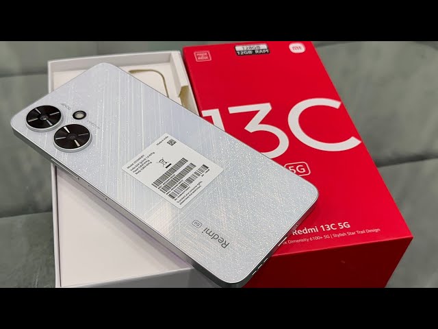 Redmi 13C 5G (8GB RAM, 256GB, Startrail Silver)