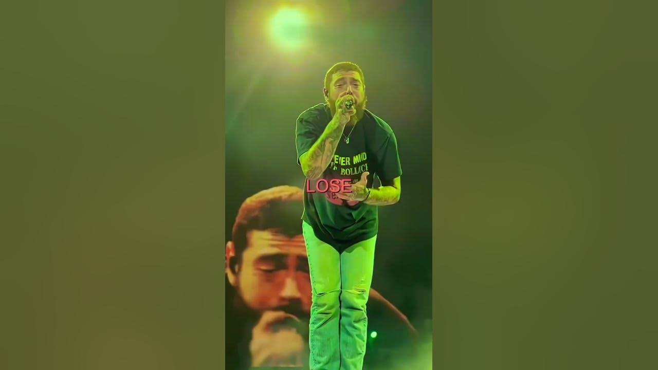 Post Malone sings his heart out 🥺❤️