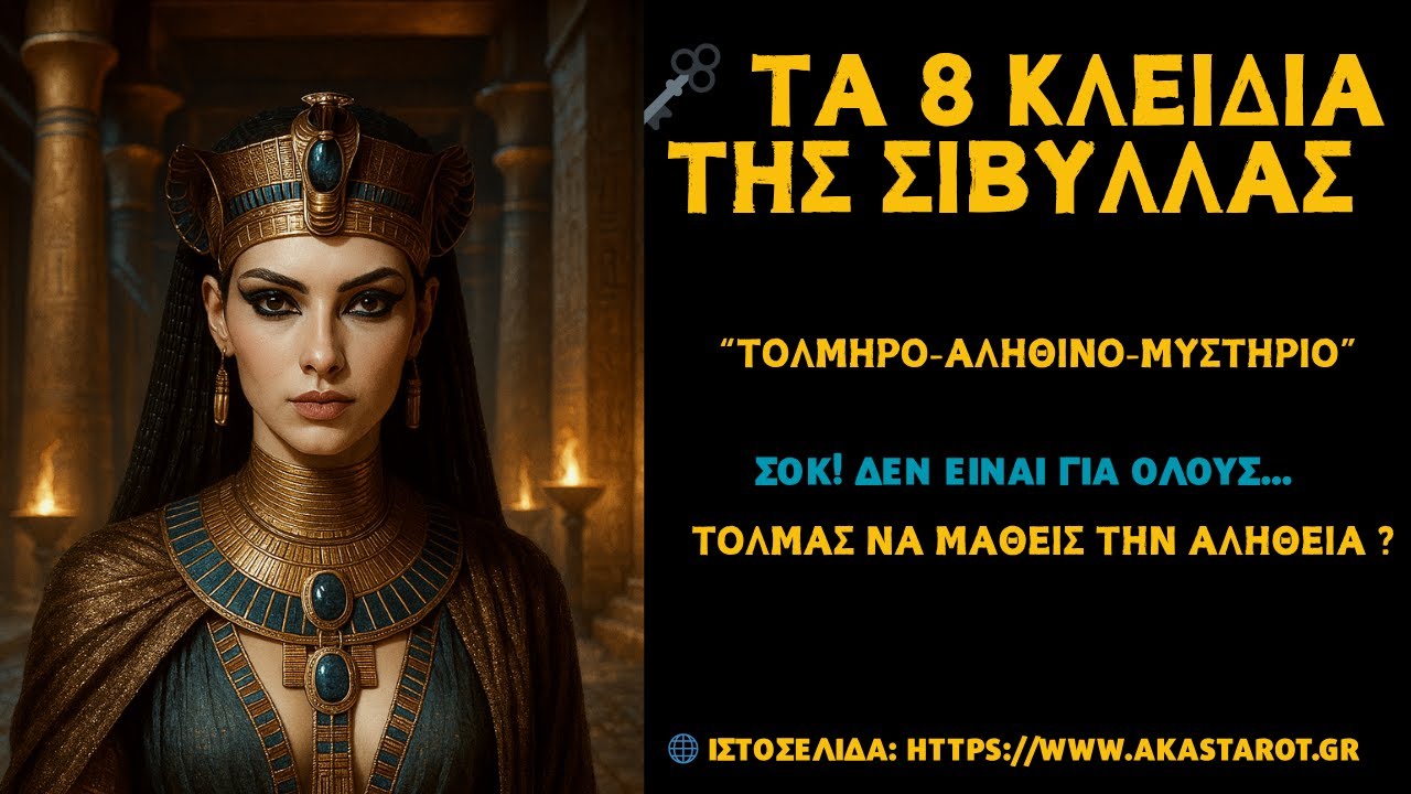 ΤΑΡΩ 🔥 ΑΛΗΘΙΝΟ & ΠΑΝΙΣΧΥΡΟ ΡΙΞΙΜΟ  – ΤΑ 8 ΚΛΕΙΔΙΑ ΤΗΣ ΣΙΒΥΛΛΑΣ ΔΥΝΑΤΗ ΜΕΘΟΔΟΣ