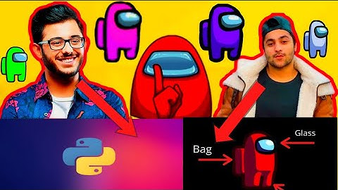 How To Make Among Us Character Using Python....#CodeWithTrick