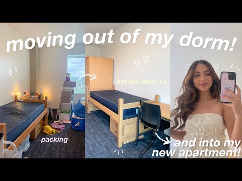 MOVING OUT OF MY COLLEGE DORM and into my new LA apartment!