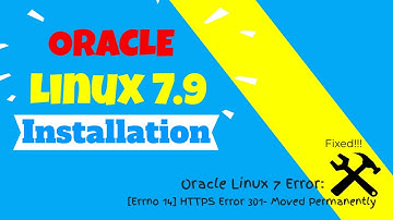 Oracle Linux 7.9 Installation