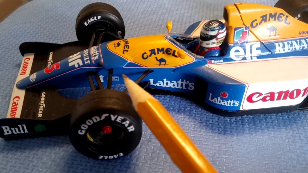 Hasegawa 1/24 Williams FW14b Part 5 - YouTube