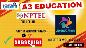 NPTEL One Health Week 11 Assignment Answers Solution Quiz | 2025 - Jan