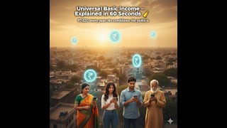 Universal Basic Income in India — Explained in 60 Seconds 🇮🇳💰 | UBI Explained