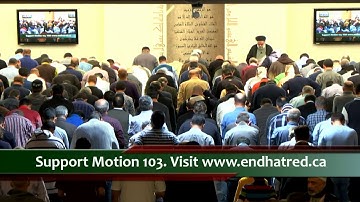 Ending Islamophobia; Freedom of Expression; Motion 103 - Maulana Syed Muhammad Rizvi