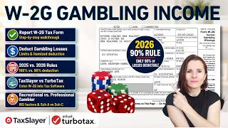W-2G Gambling Taxes: The Complete Guide (Itemizing, TaxSlayer, TurboTax & 2026 Rules)