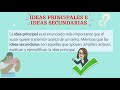 Ideas principales e ideas secundarias (5to grado)- 13.05.21