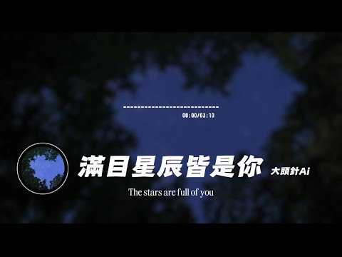 滿目星辰皆是你/大頭針Ai｜The stars are full of you/Big head pinAi『滿目星河中一切皆是你一塵不染的風景關於你 』