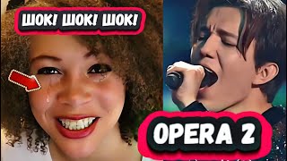 БЕЗУМНАЯ РЕАКЦИЯ КРАСАВИЦЫ ПЕВИЦЫ и  СОБАК на ДИМАША с песней Opera 2