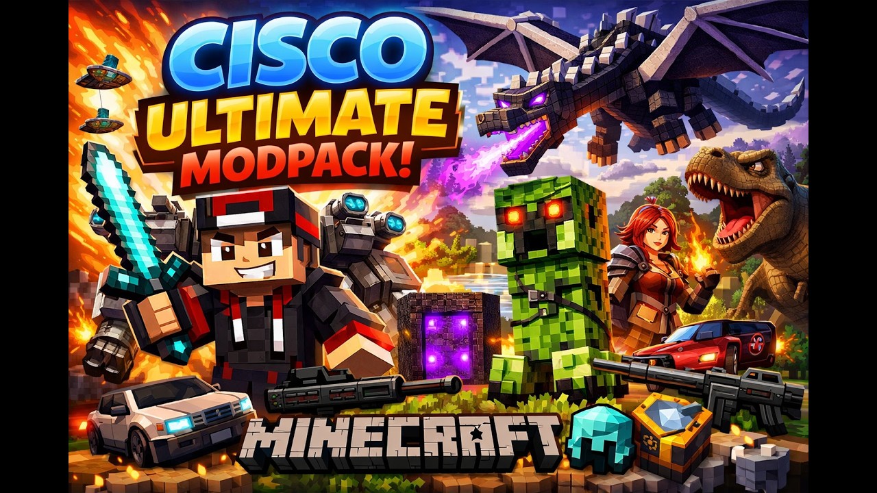 Minecraft - Cisco Ultimate Modpack 1 rész! (LIVE) - YouTube