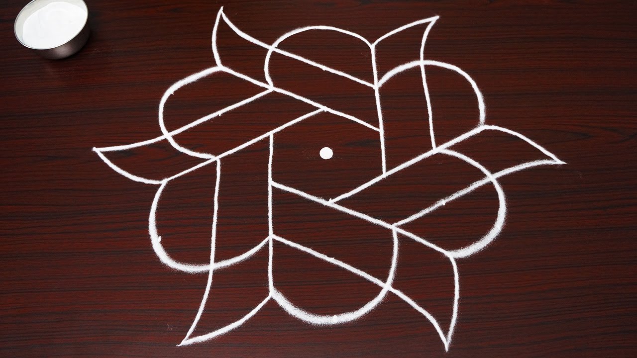 Simple And New Star Rangoli Step By Step Quick Kolam Designs 7x4 Dots Daily Routi Simple Rangoli Border Designs Simple Rangoli Designs Images Kolam Designs