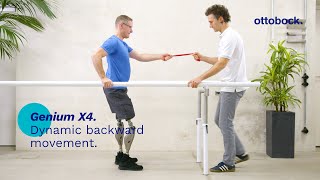 Genium X4 - Dynamic backward movement | Ottobock Professionals