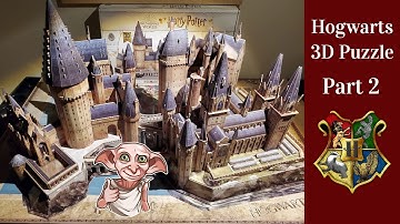 Hogwarts 3D Puzzle Part 2 - Astronomy Tower (vertical video)