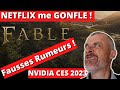 RX 7900 XTX : problème ! 😱 NETFLIX me GONFLE ! 🤬 Fausses Rumeurs FABLE, HELLBLADE 2 😒