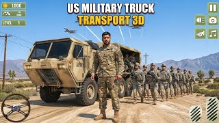 US Military Truck Transport 3d, (US Army Truck 3d Military Game) Android Gameplay... screenshot 5