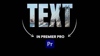 How to add video inside text effect - in Premier Pro
