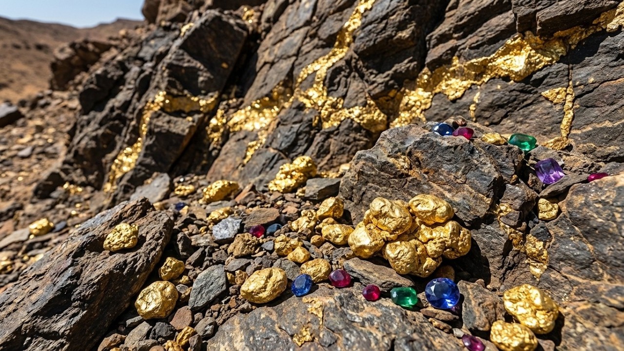 Treasure Discovery! Hidden Mountain of Gold & Precious Gems.
