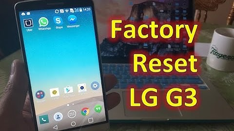 LG G3 - Two ways to Factory Reset (FORMAT AND ERASE)