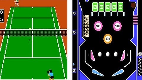CGRundertow TENNIS & PINBALL for NES Video Game Review