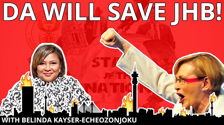DA WILL SAVE JOHANNESBURG!