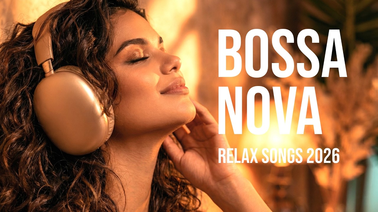 Sunset Bossa Nova ☕ Cozy Café Jazz Background Music for Work, Study & Relax