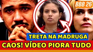 😱BBB26 DO CAOS! Matheus SURTA NA MADRUGADA, CHORA e VÍDEO PROVA O PIOR; Ana Paula AFRONTA SARAH