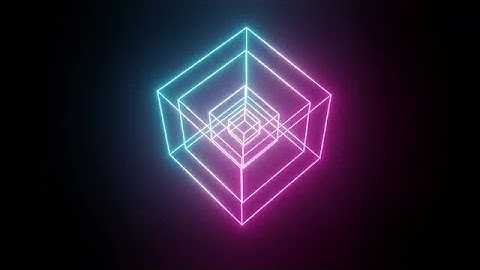 Neon Cube Layers Stock Motion Graphics