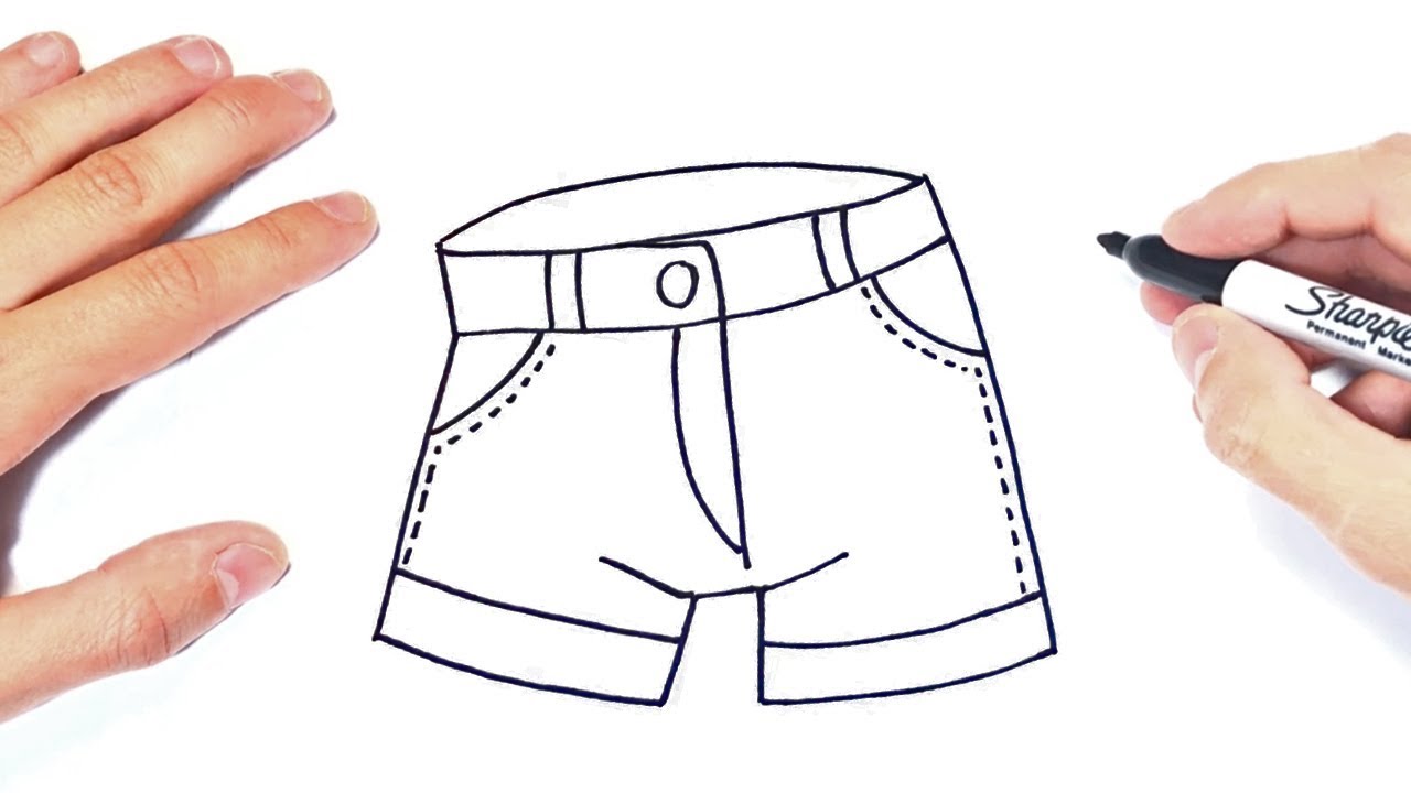 Como dibujar unos Pantalones Cortos - thptnganamst.edu.vn