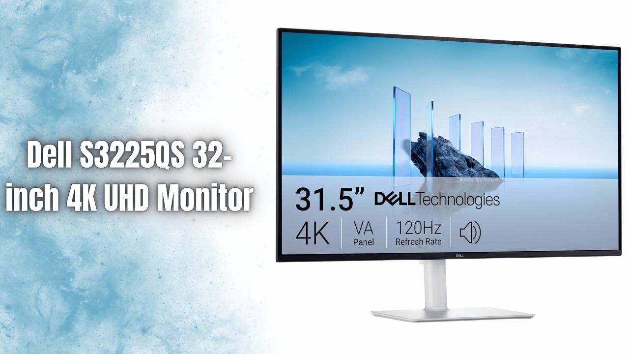 Dell S3225QS 4K Monitor Review | 32-Inch 120Hz Display for Gaming