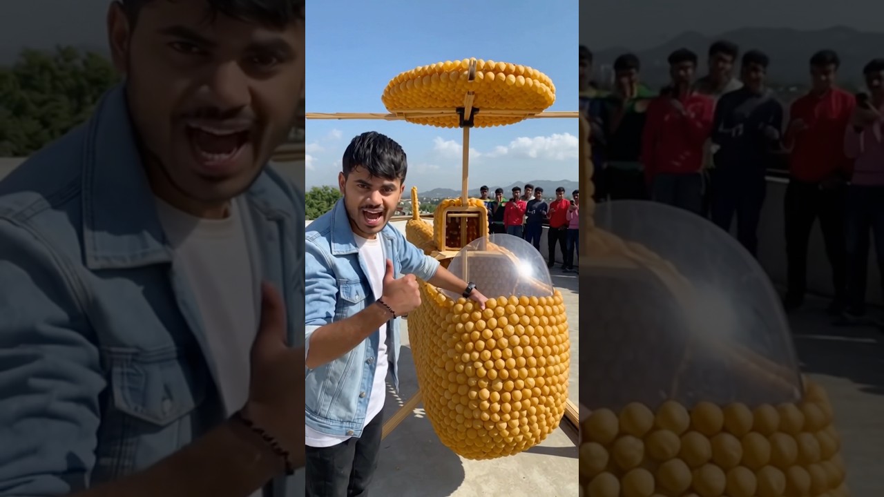 Panipuri helicopter 😱😳 
