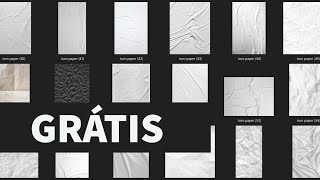 Textura Papel Amassado Grtis