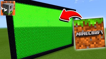 I Made A Portal To The Minecraft PE Dimension in CRAFTSMAN