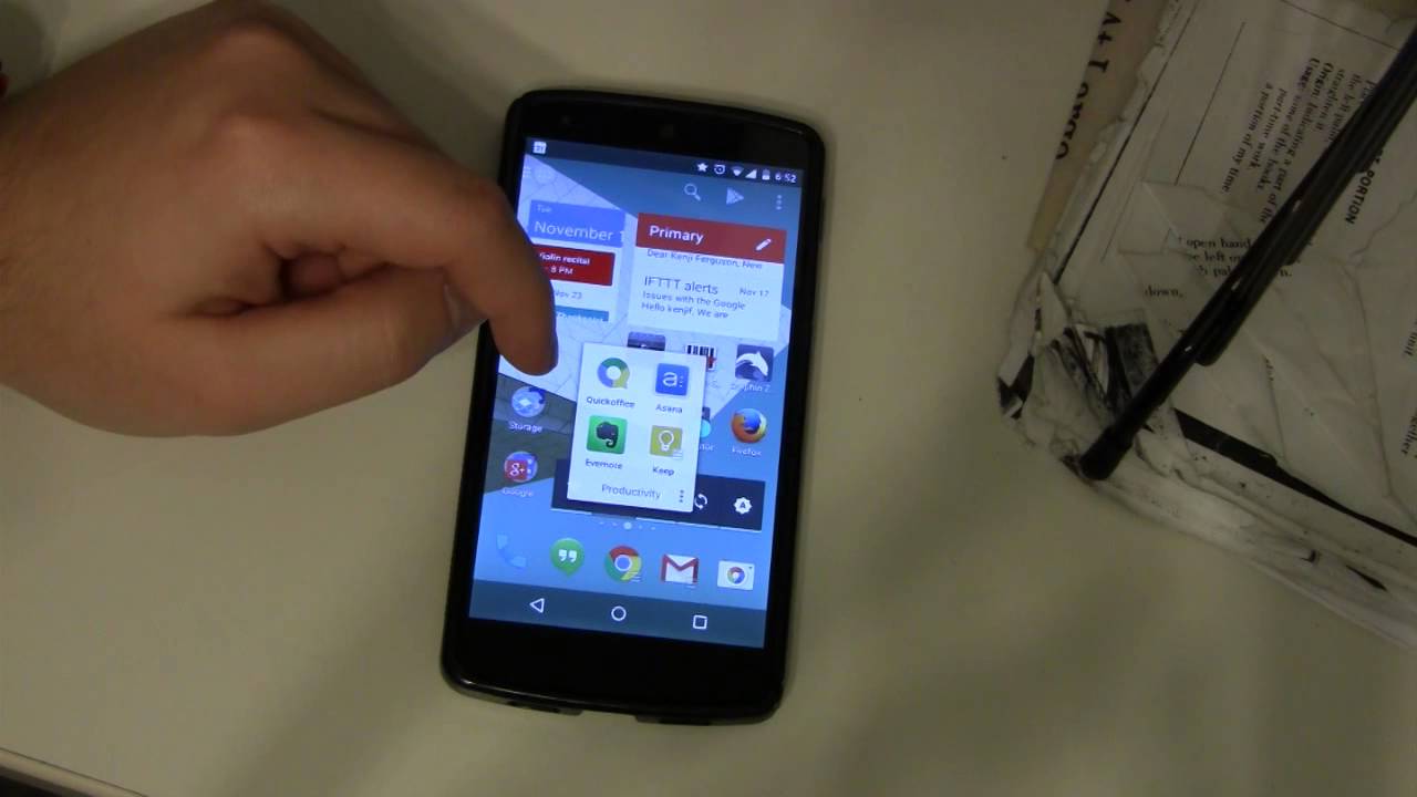 My Productive Android Homescreen - YouTube