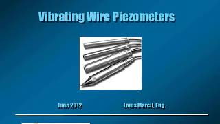Roctest Webinar - Vibrating Wire Piezometers