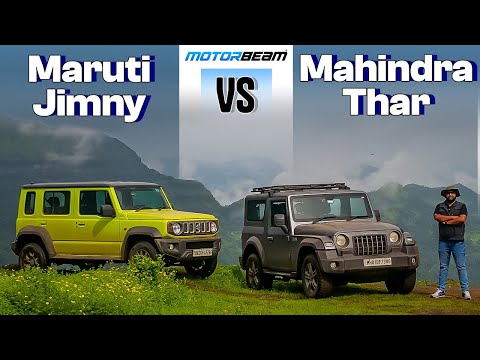 Maruti Suzuki Jimny vs Mahindra Thar - Get Ready To Fight | MotorBeam