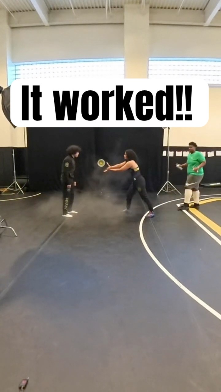 Wrestling. I got an idea! Unique lighting position to get the perfect effect! #wrestling