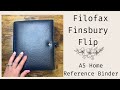 A5 FILOFAX FINSBURY FLIP THROUGH | Chatty flip of my home reference binder